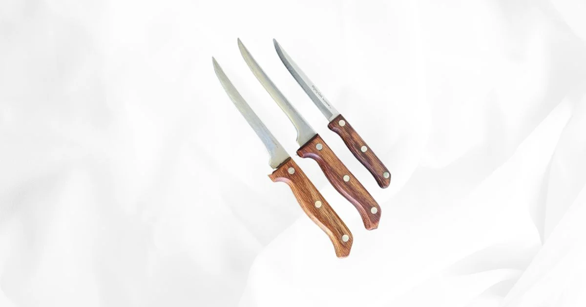 Wood Handle Butcher Knife